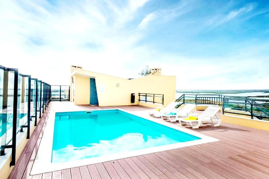 A Gaivota Ria Formosa Waterfront Lux Apart With Pool, Olhao, Algarve Zewnętrze zdjęcie